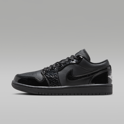 Air Jordan 1 Low SE - Μαύρο/Λευκό/Metallic Silver/Μαύρο - 1