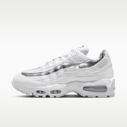 Nike Air Max 95 Big Bubble - Λευκό/Light Charcoal/Metallic Silver/Pure Platinum - 1