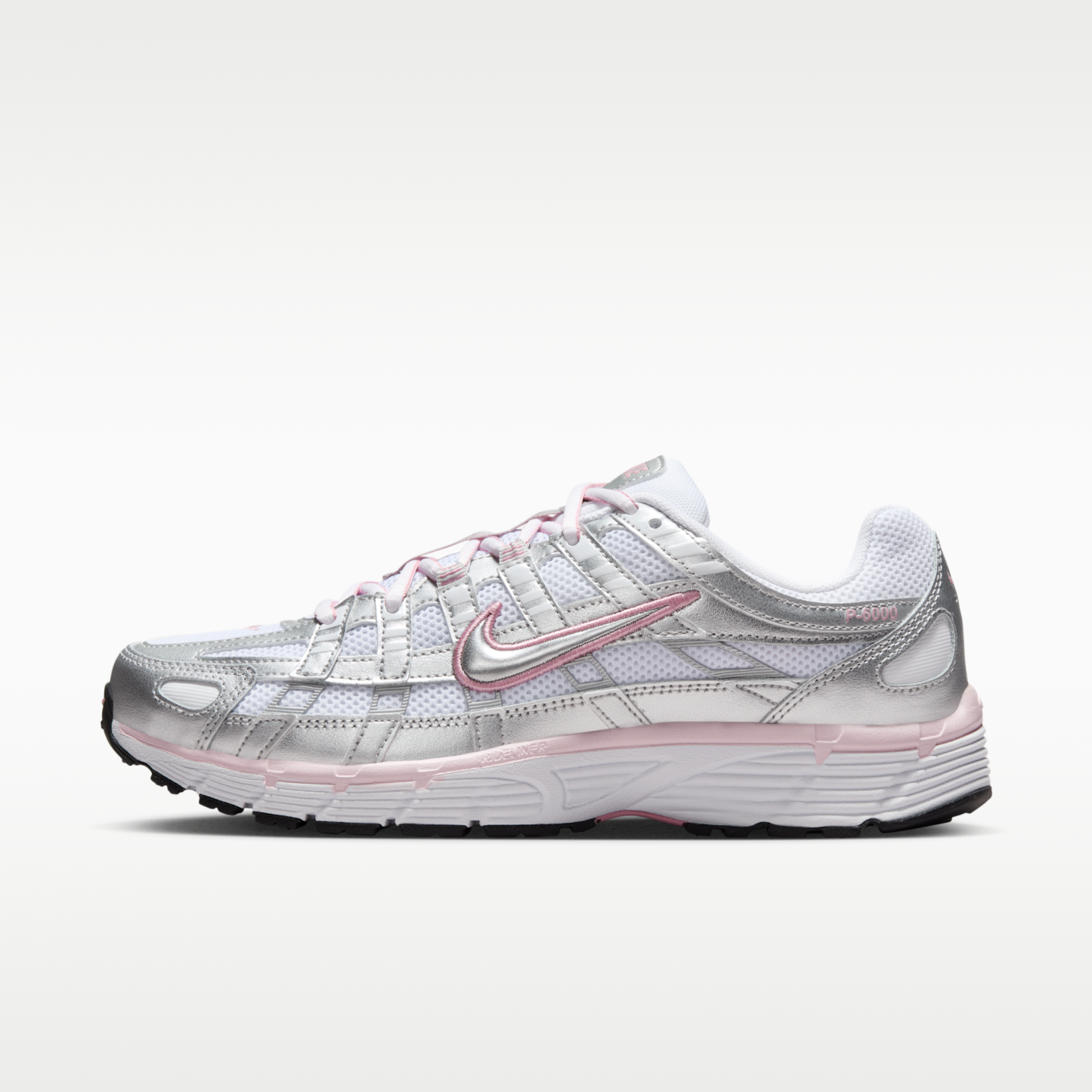Nike P-6000 - Λευκό/Elemental Pink/Μαύρο/Metallic Silver - 1