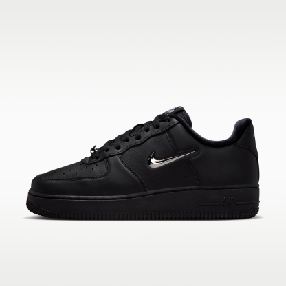 Nike Air Force 1 '07 - Μαύρο/Wolf Grey/Metallic Silver - 1