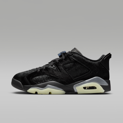 Air Jordan 6 Retro Low - Μαύρο/Μαύρο/Μαύρο - 1