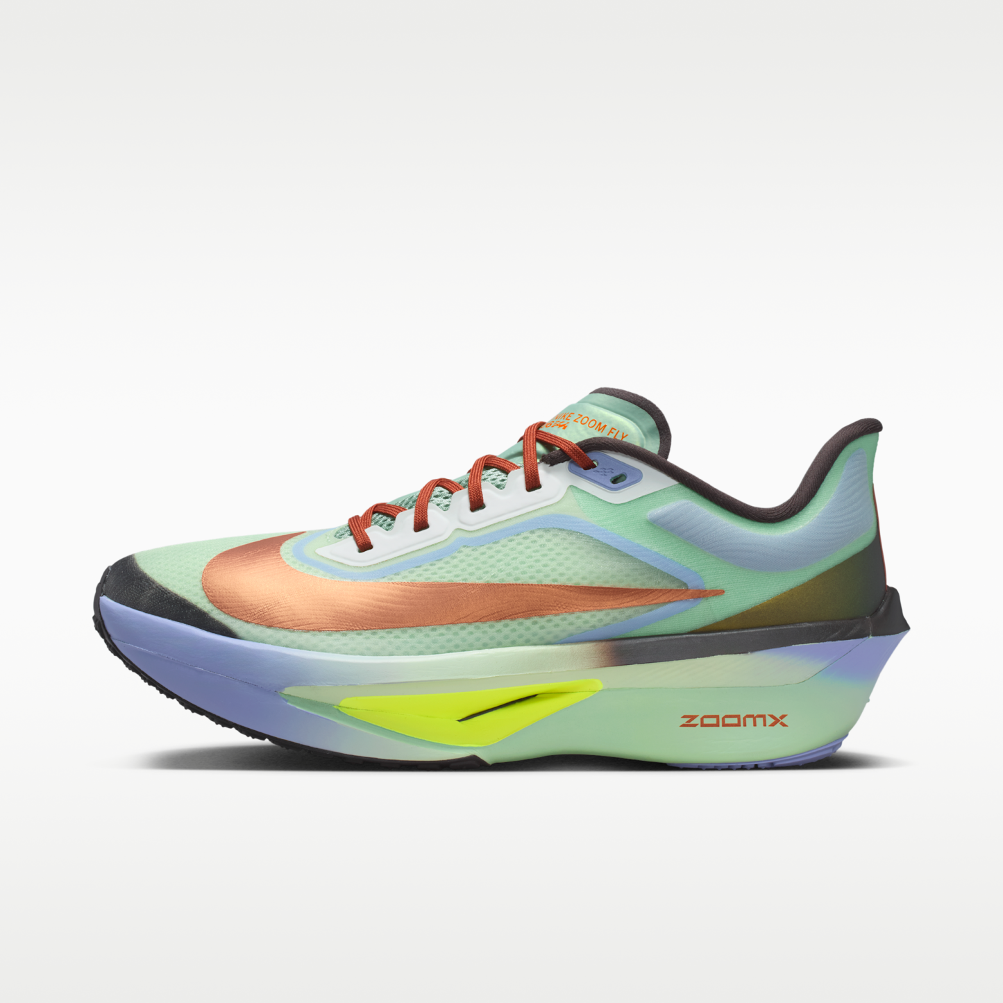 Nike Zoom Fly 6 - Steam/Frosted Spruce/Purple Fade/Rugged Orange - 1