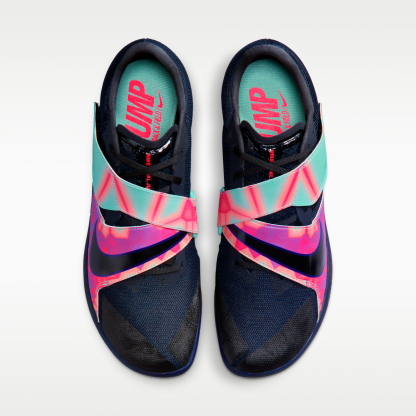 Nike Zoom Rival Jump Glam - Dark Obsidian/Emerald Rise/Flash Crimson/Μαύρο - 4