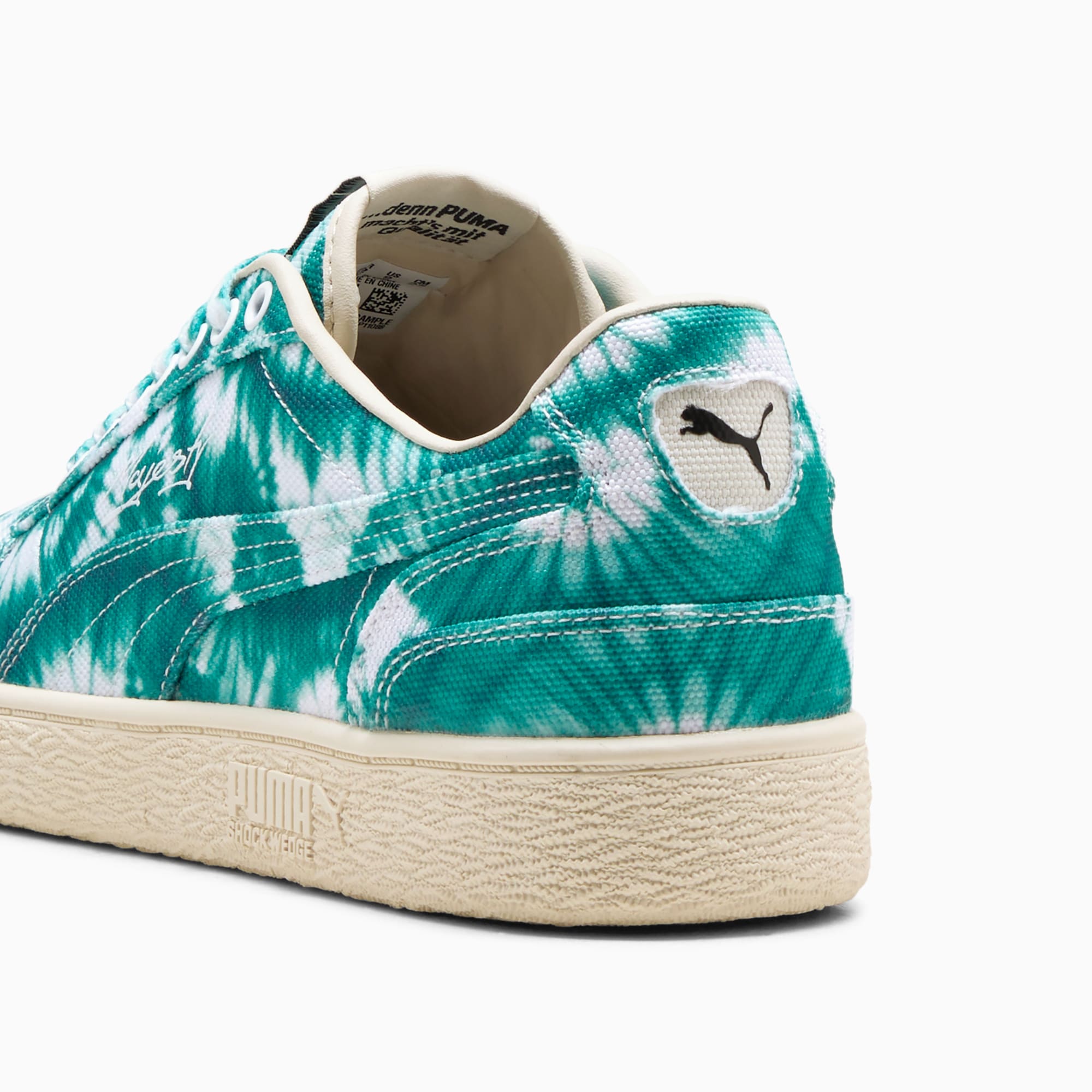 Majesty What The Fun Sneakers Unisex - PUMA White-Vibrant Green-Emerald Ice