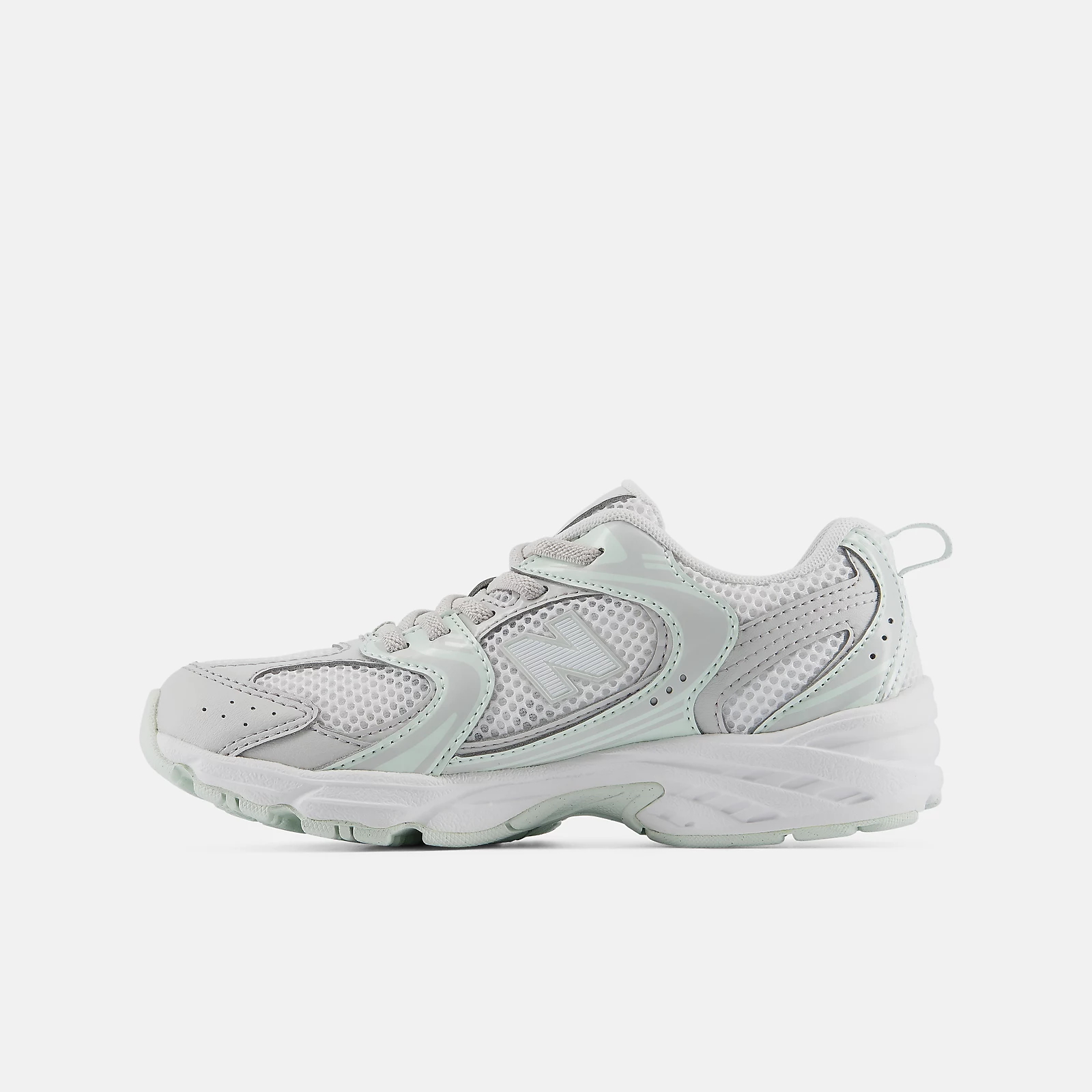 New Balance 530 BUNGEE LACE - GREY MATTER con MINT WATER - P5306LF