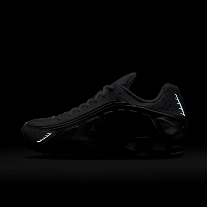 Nike Shox R4 - Λευκό/Λευκό/Bright Crimson/Metallic Silver - 11