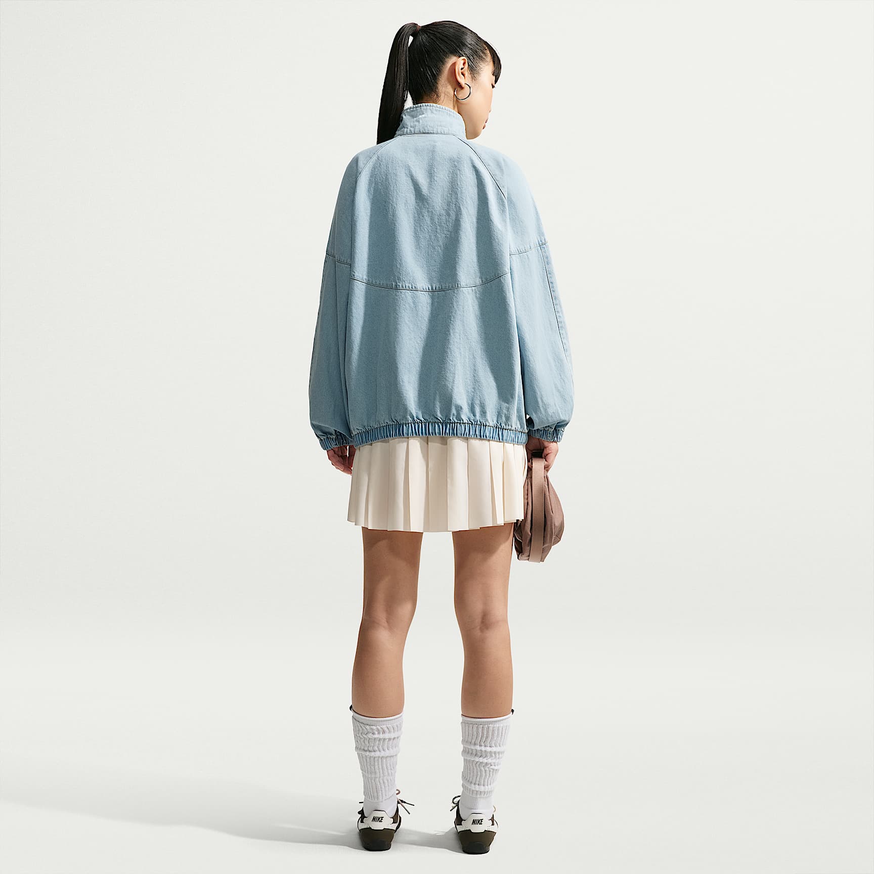 Nike Windrunner - Nike Windrunner Oversize-Denim-Jacke (Damen)