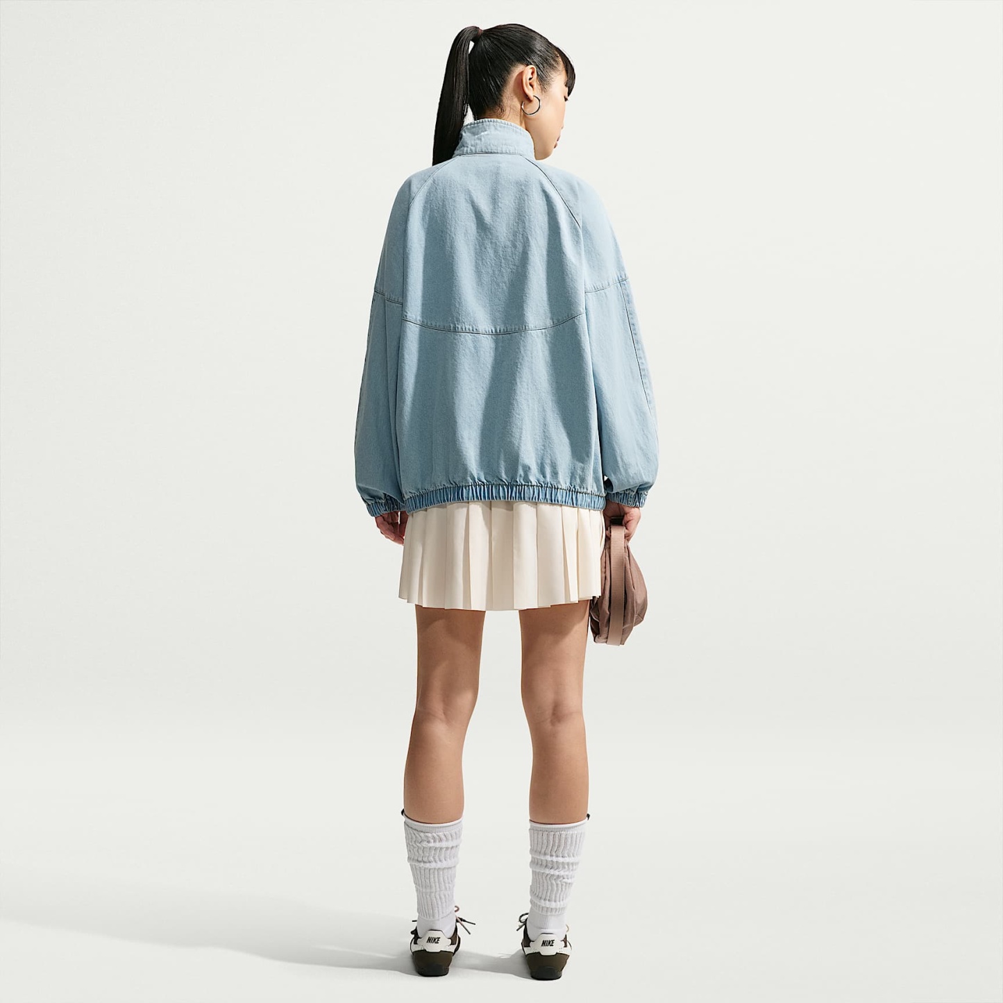 Nike Windrunner - Nike Windrunner Oversize-Denim-Jacke (Damen)