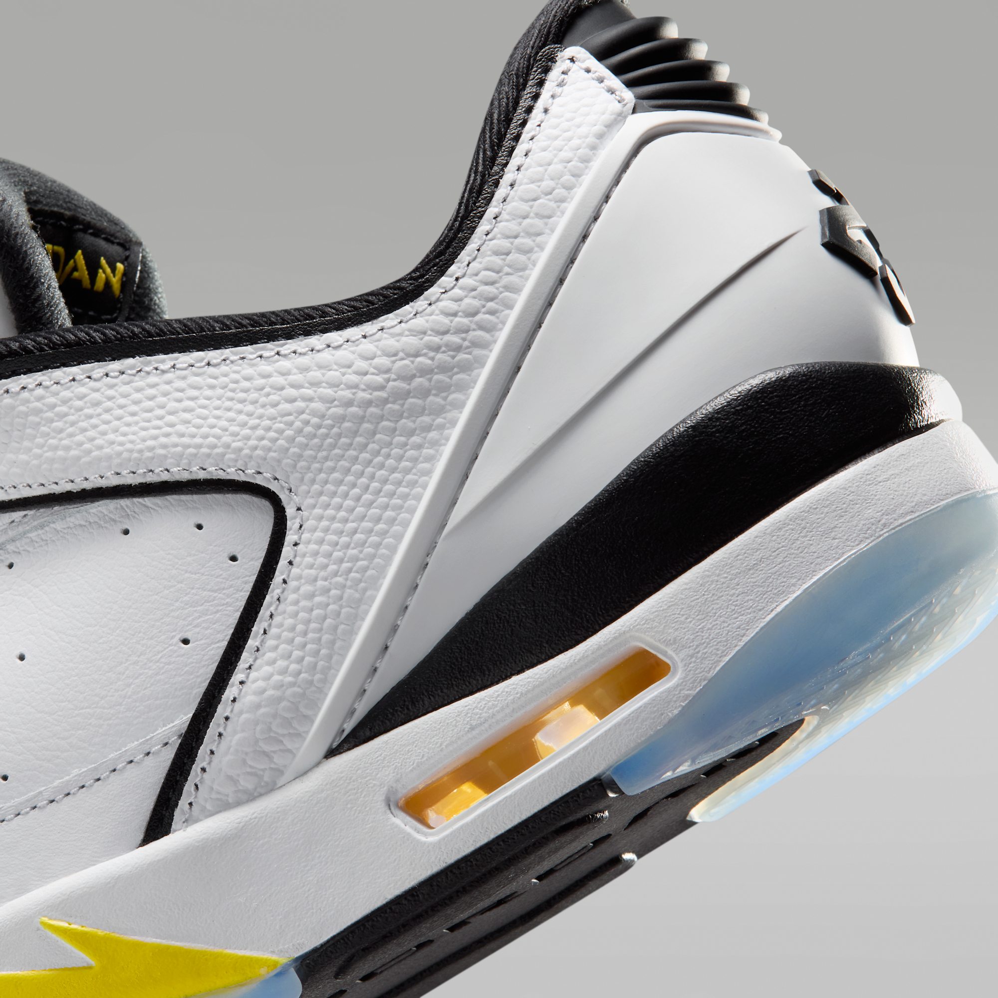 Jordan Sixty Plus Low - Λευκό/Tour Yellow/Μαύρο - 8
