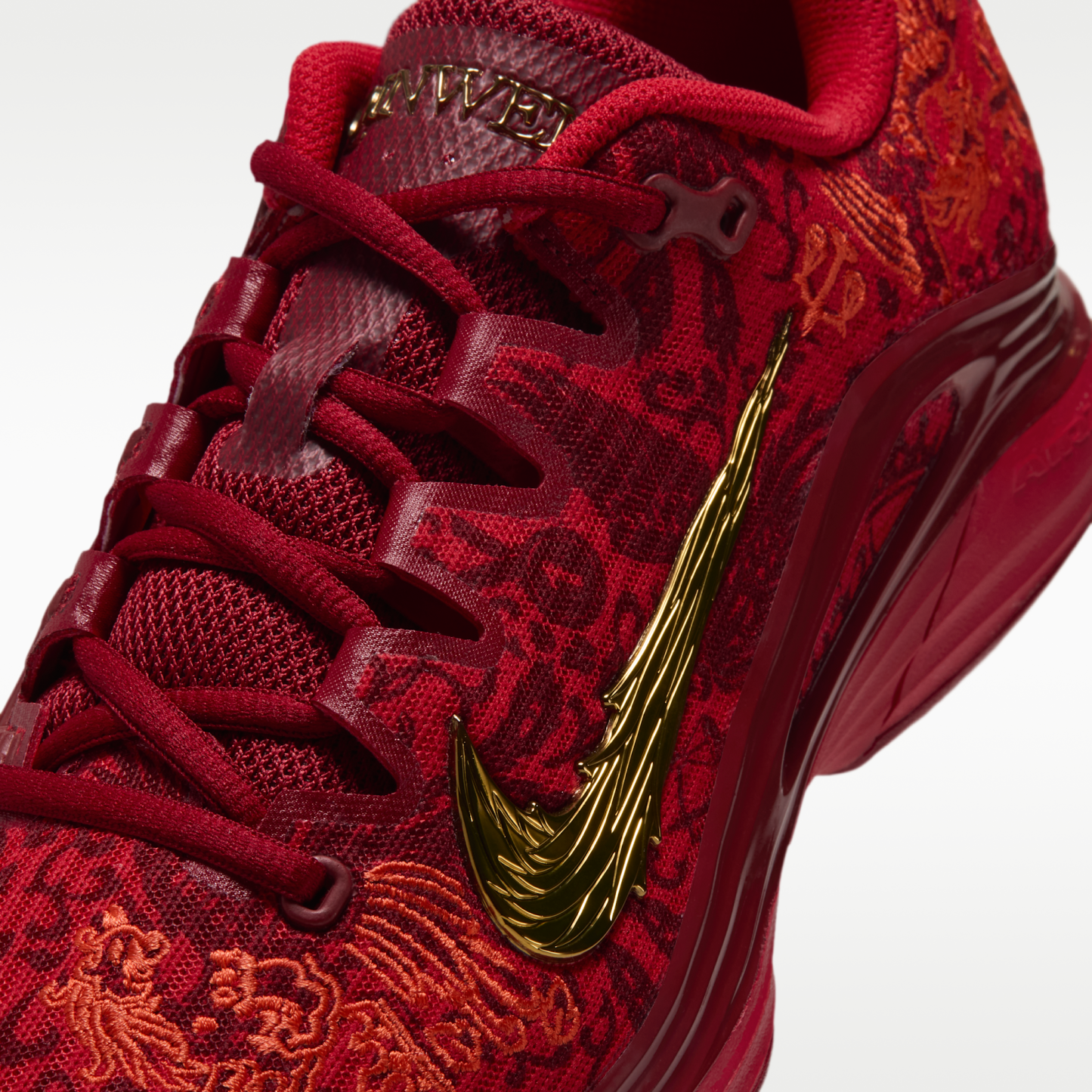 Nike Vapor 12 "Qinwen Zheng" - University Red/Tough Red/Picante Red/Metallic Gold - 7