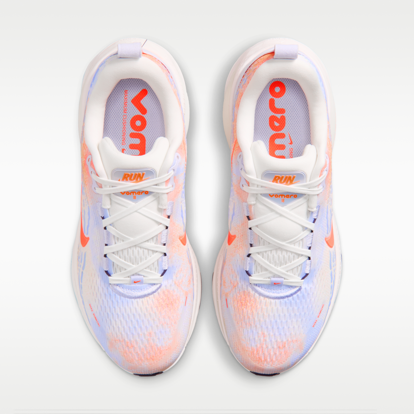 Nike Vomero 18 - Palest Purple/Sunset Haze/Summit White/Hyper Crimson - 4