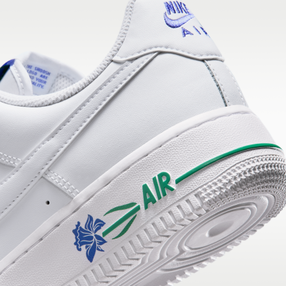 Nike Air Force 1 '07 - Λευκό/Persian Violet/Stadium Green/Λευκό - 8
