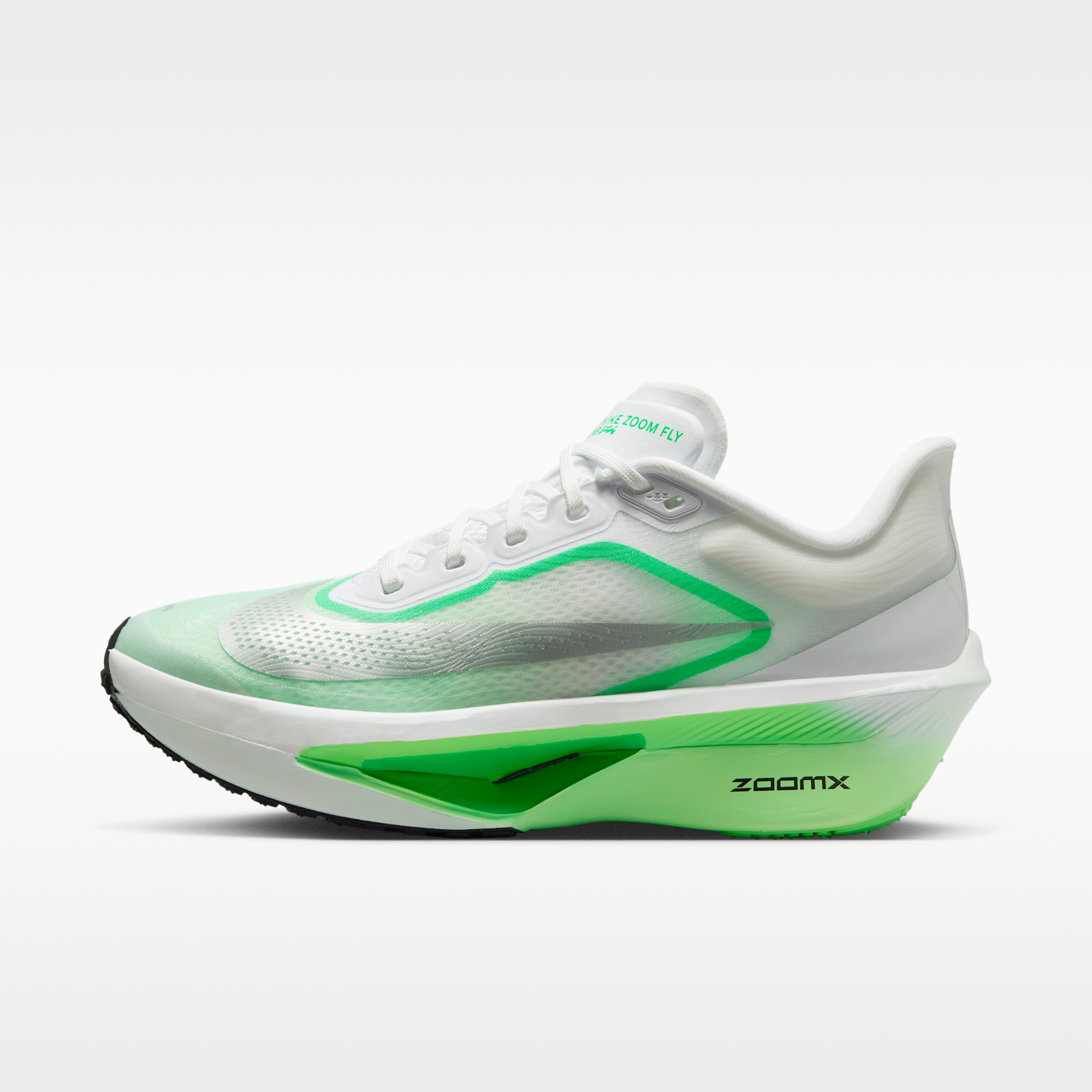 Nike Zoom Fly 6 - Λευκό/Illusion Green/Green Spark/Metallic Silver - 1