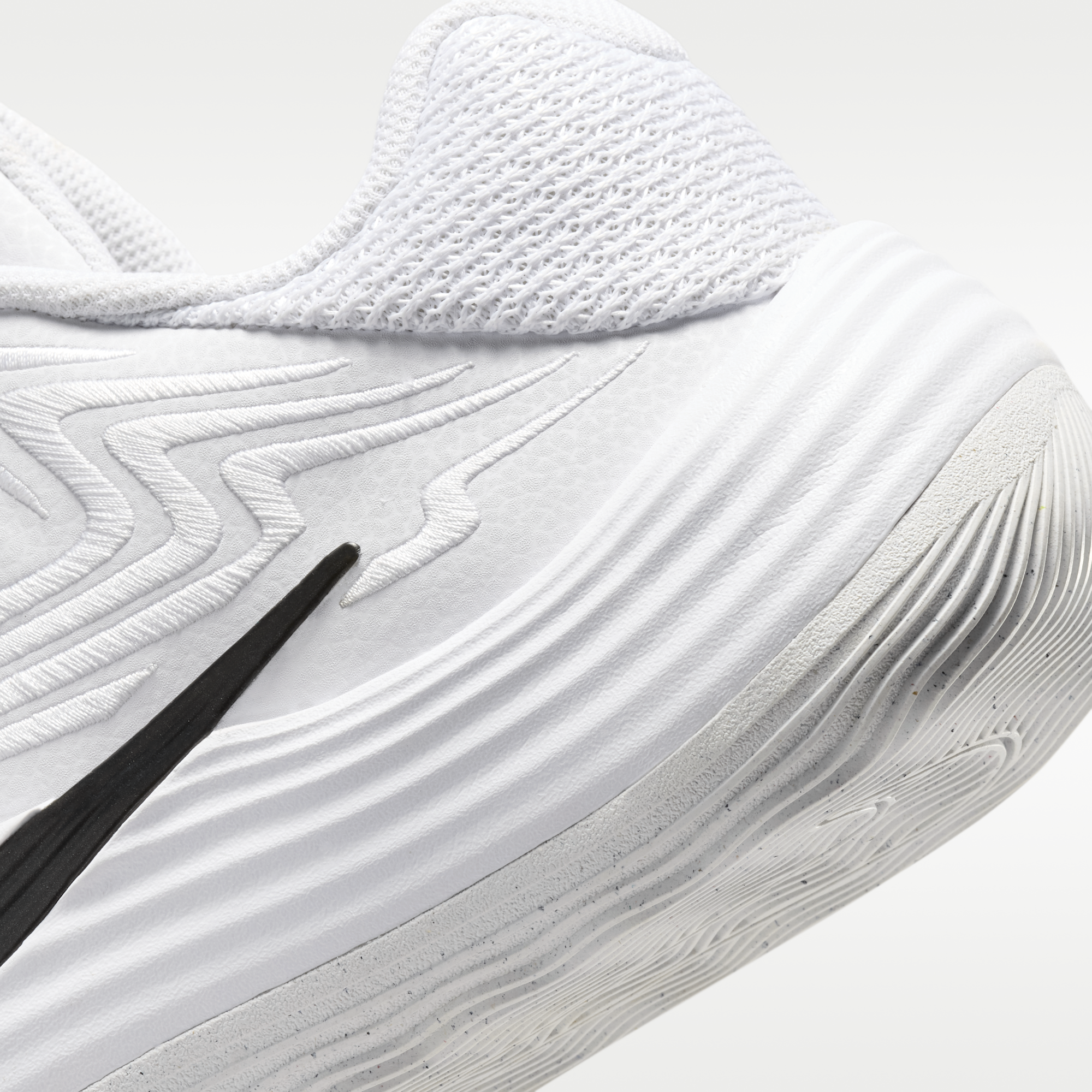 Nike Precision 8 Low - Λευκό/Μαύρο/Μαύρο - 8
