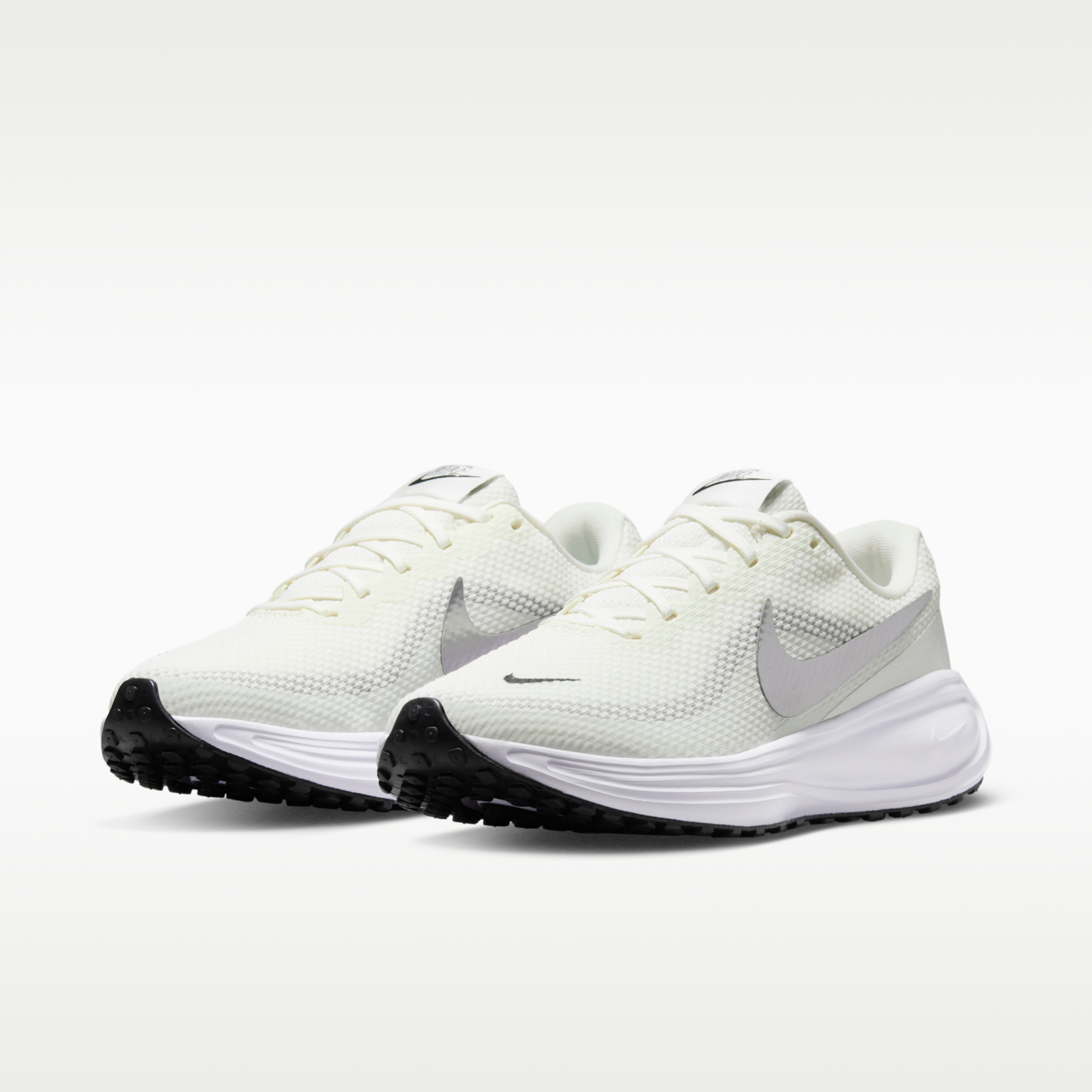 Nike Revolution 8 - Sail/Λευκό/Μαύρο/Metallic Silver - 5