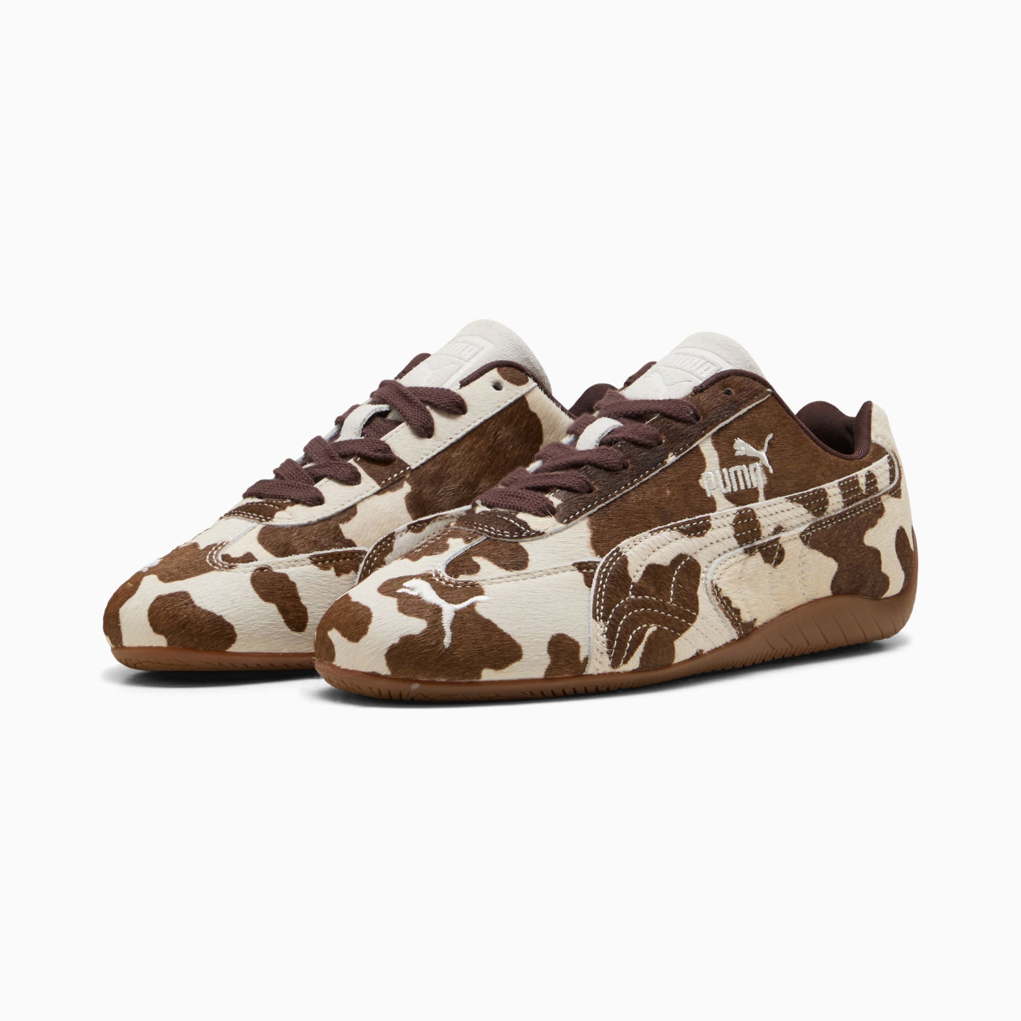 Speedcat Cow Print Sneakers Damen - Chocolate Brown-Gum