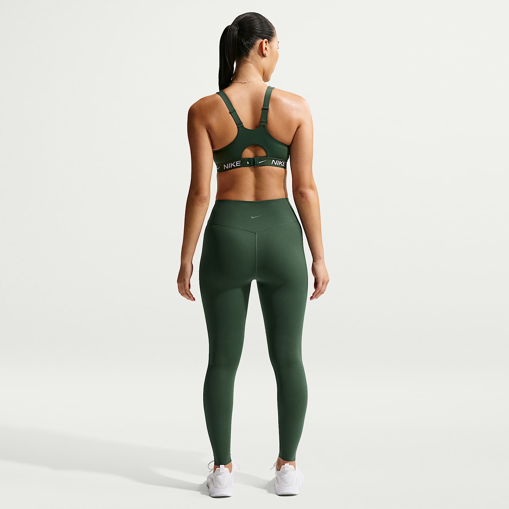 Nike Zenvy - Nike Zenvy Leggings in voller Länge mit hohem Bund und ohne Frontnaht (Damen)