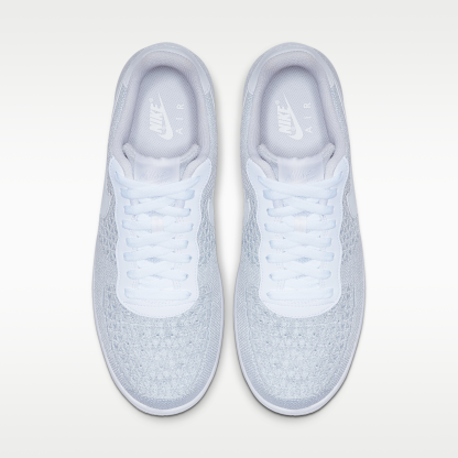 Nike Air Force 1 Flyknit 2.0 - Λευκό/Pure Platinum/Λευκό/Pure Platinum - 4