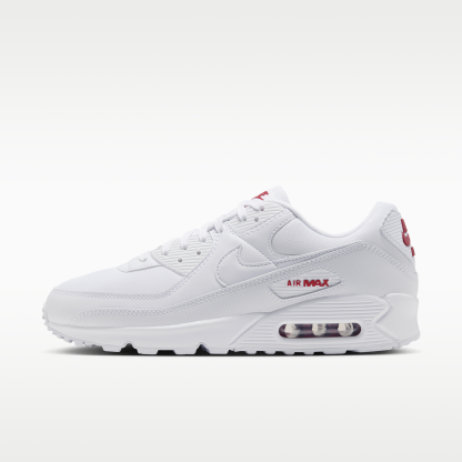 Nike Air Max 90 - Λευκό/Tough Red/Λευκό - 1