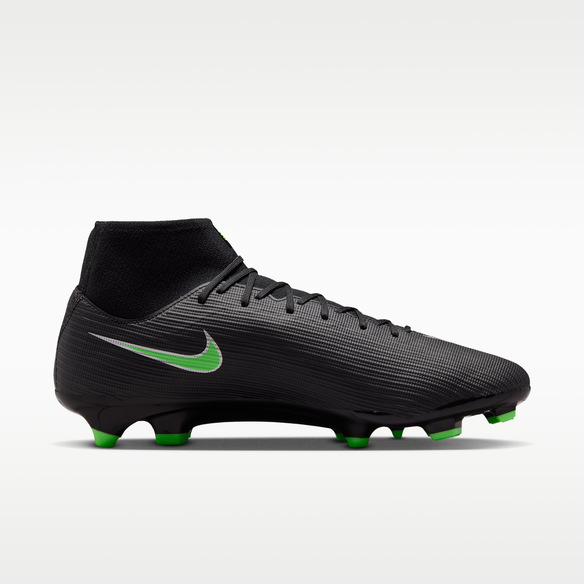 Nike Mercurial Superfly 11 Academy - Μαύρο/Μαύρο/Illusion Green (IO1485-001) - 3