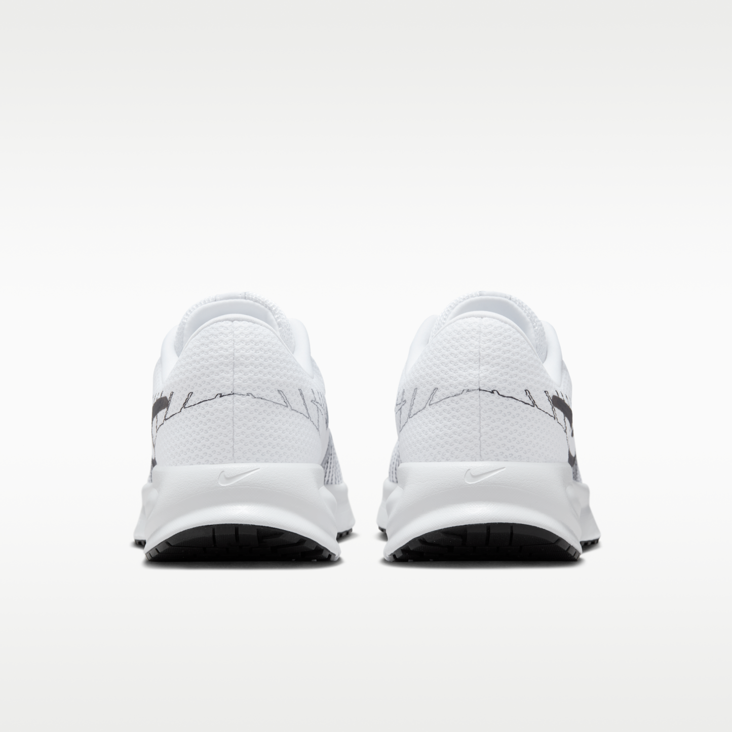 Nike Run Defy - Λευκό/Smoke Grey/Μαύρο - 6