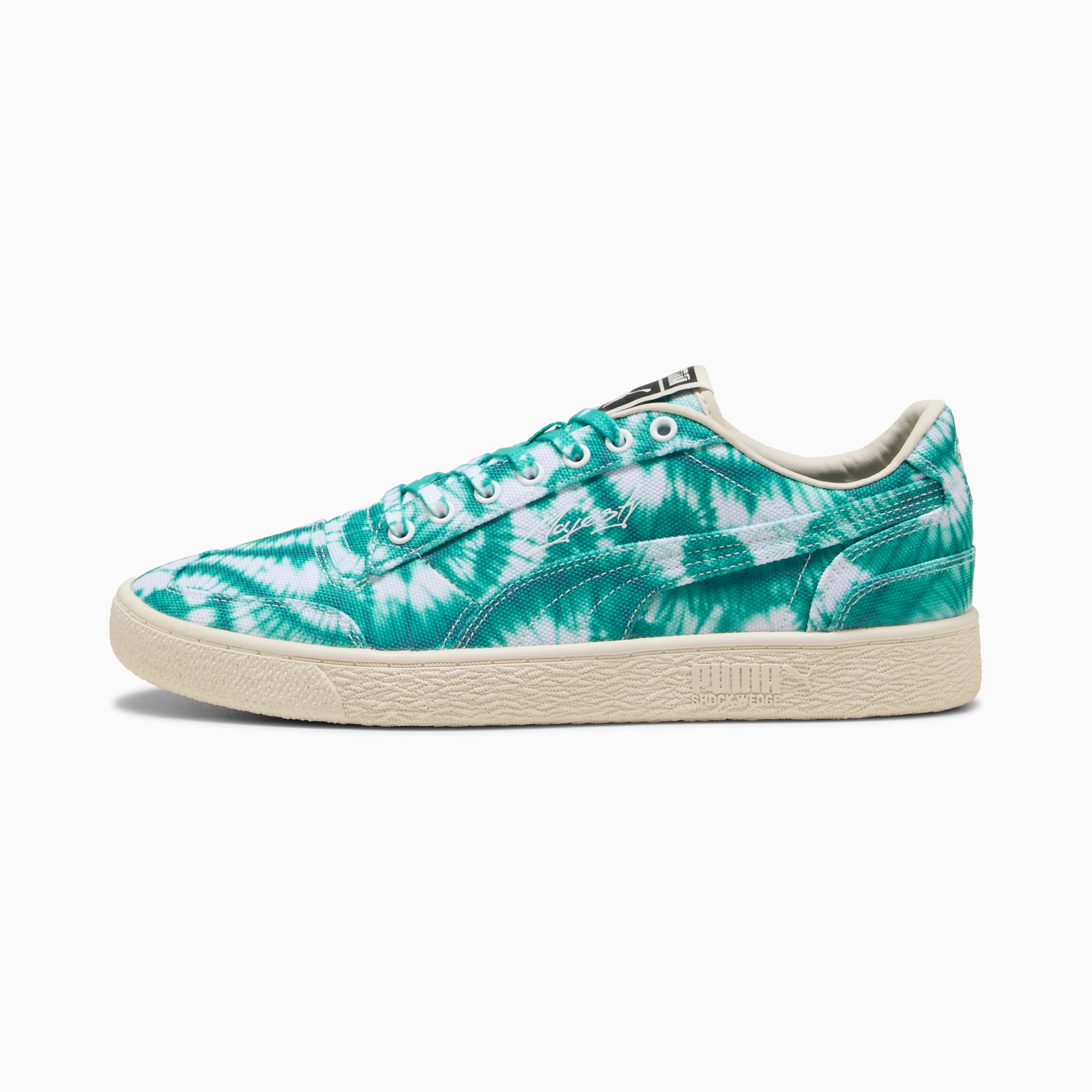 Majesty What The Fun Sneakers Unisex - PUMA White-Vibrant Green-Emerald Ice