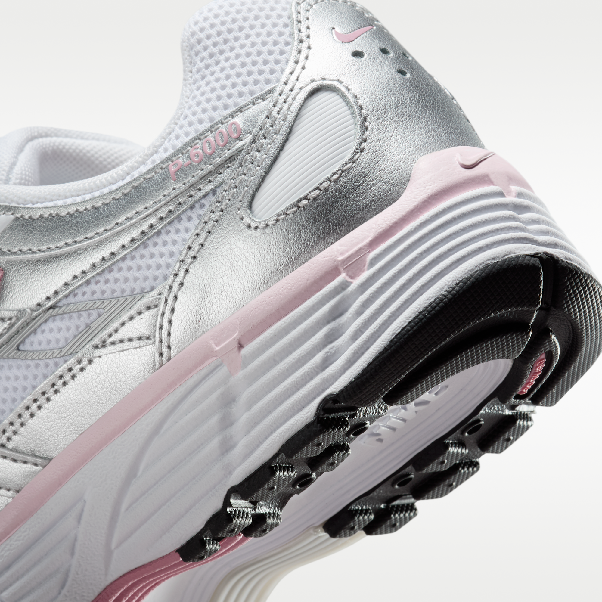 Nike P-6000 - Λευκό/Elemental Pink/Μαύρο/Metallic Silver - 8