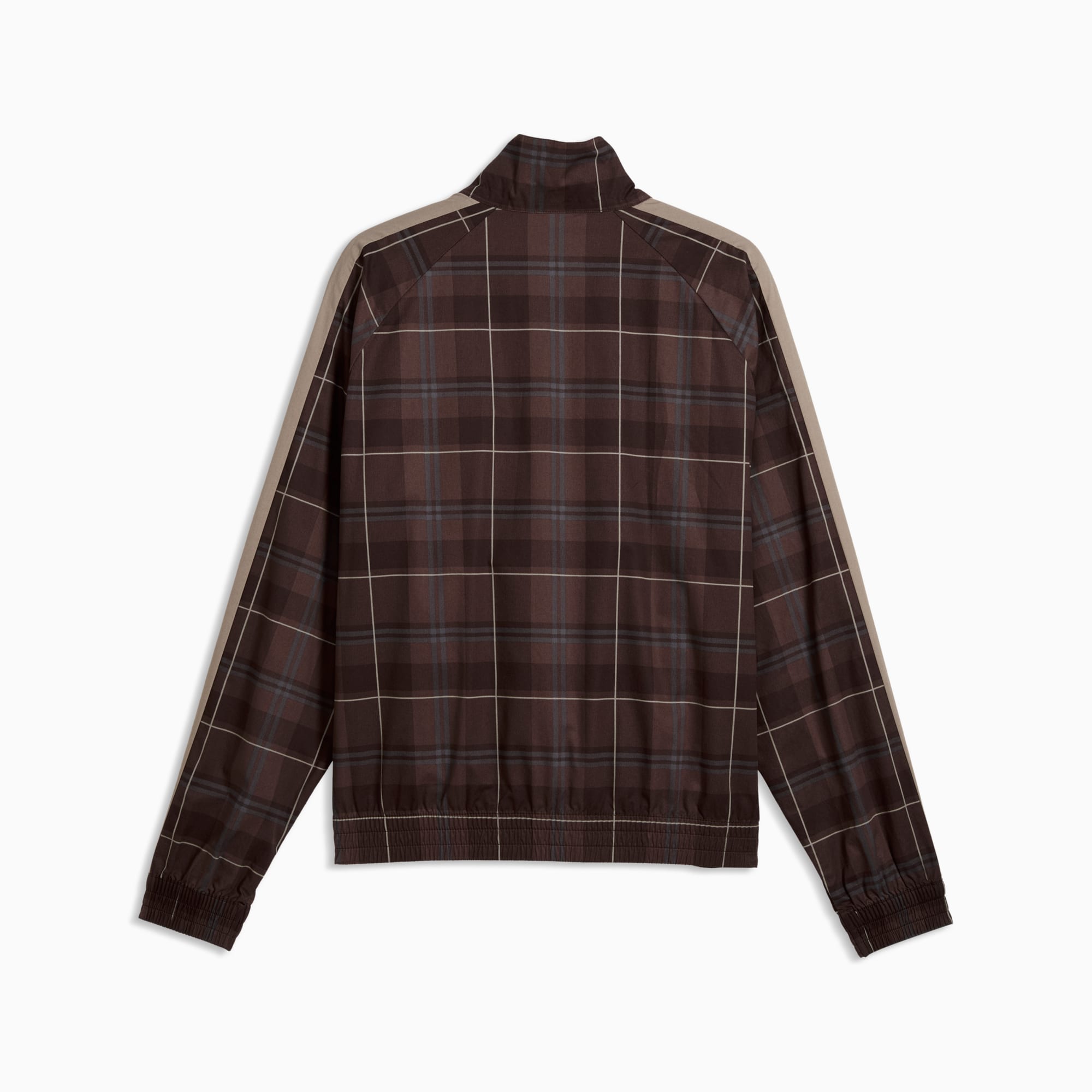 T7 Relaxed Tartan Trainingsjacke Herren - Chocolate Fondue