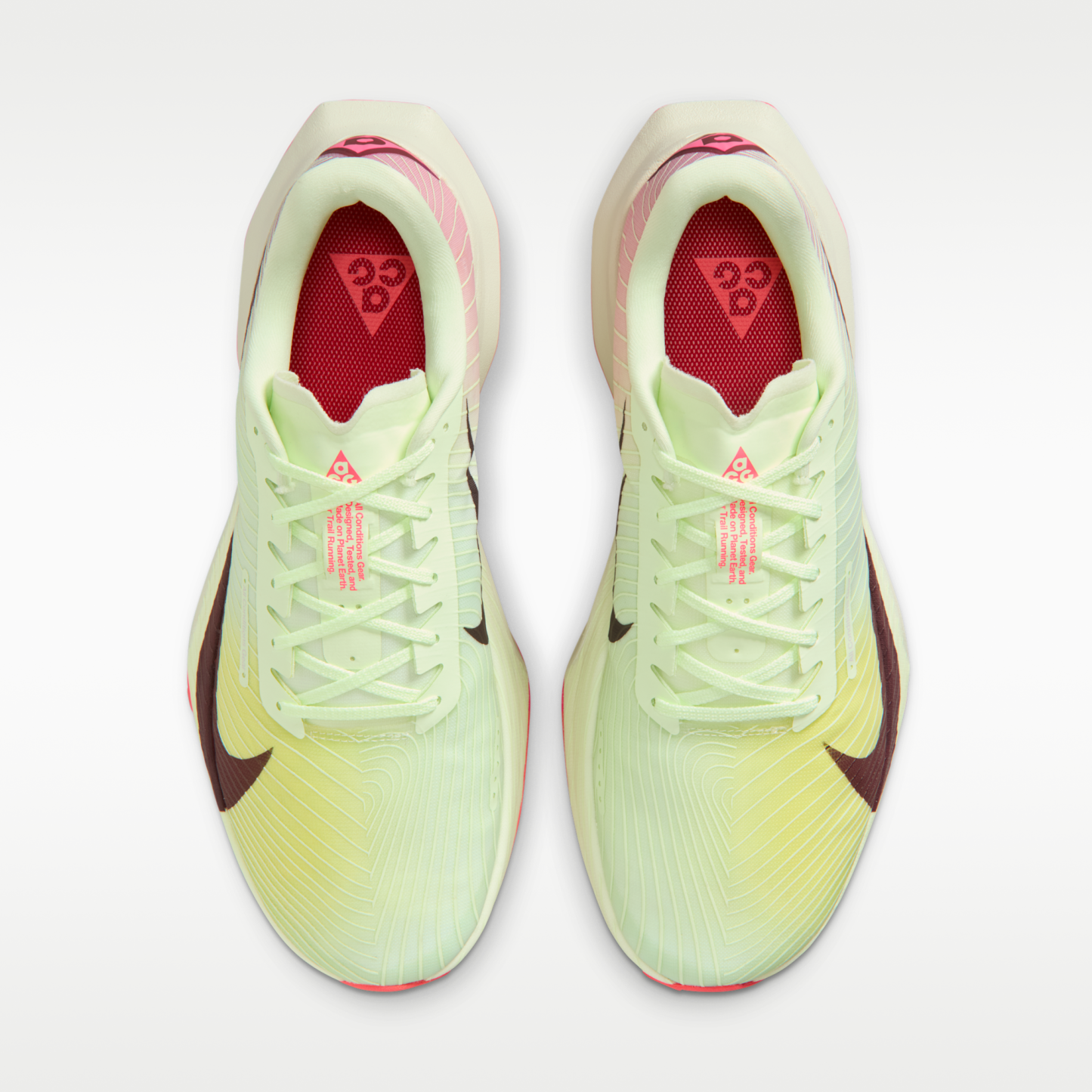 Nike ACG Ultrafly Trail - Volt Tint/Steam/Sea Glass/Burgundy Ash - 4