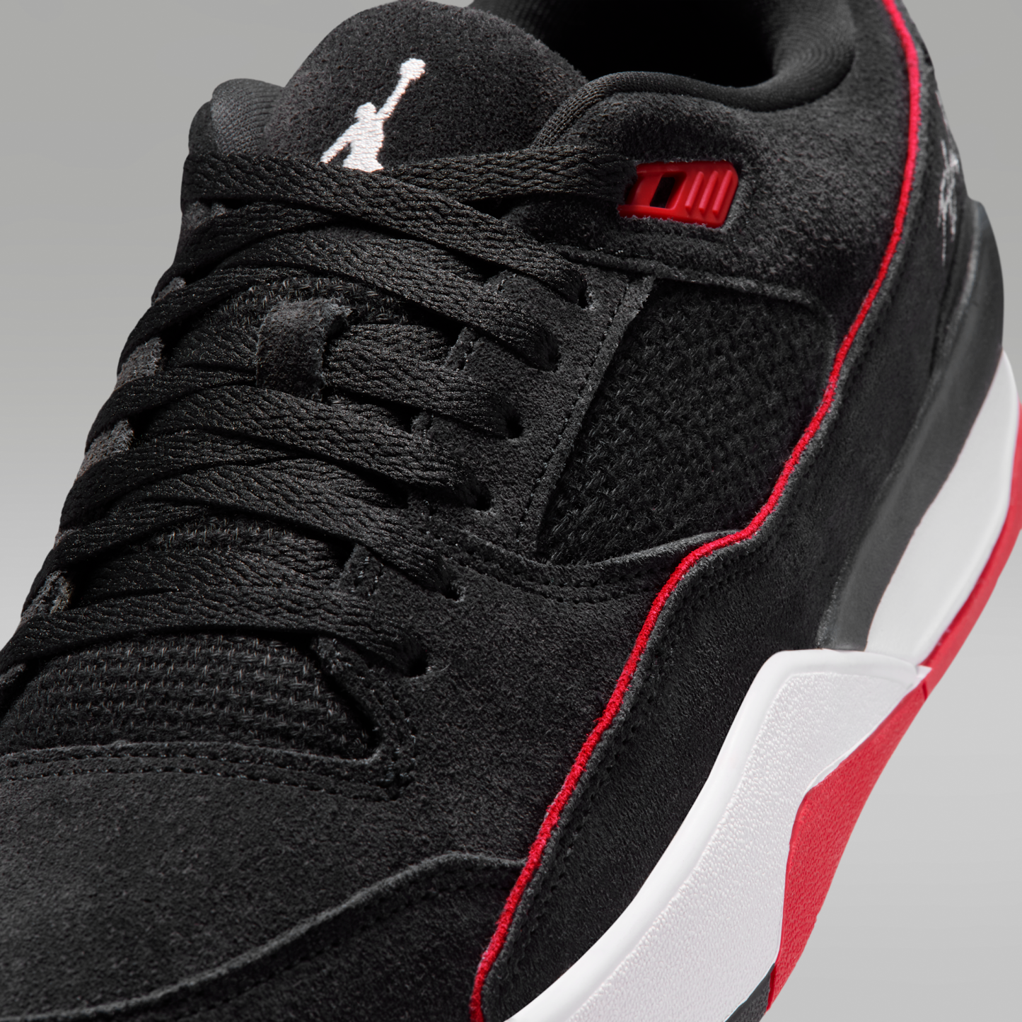 Jordan Flight Court - Μαύρο/University Red/Λευκό - 7