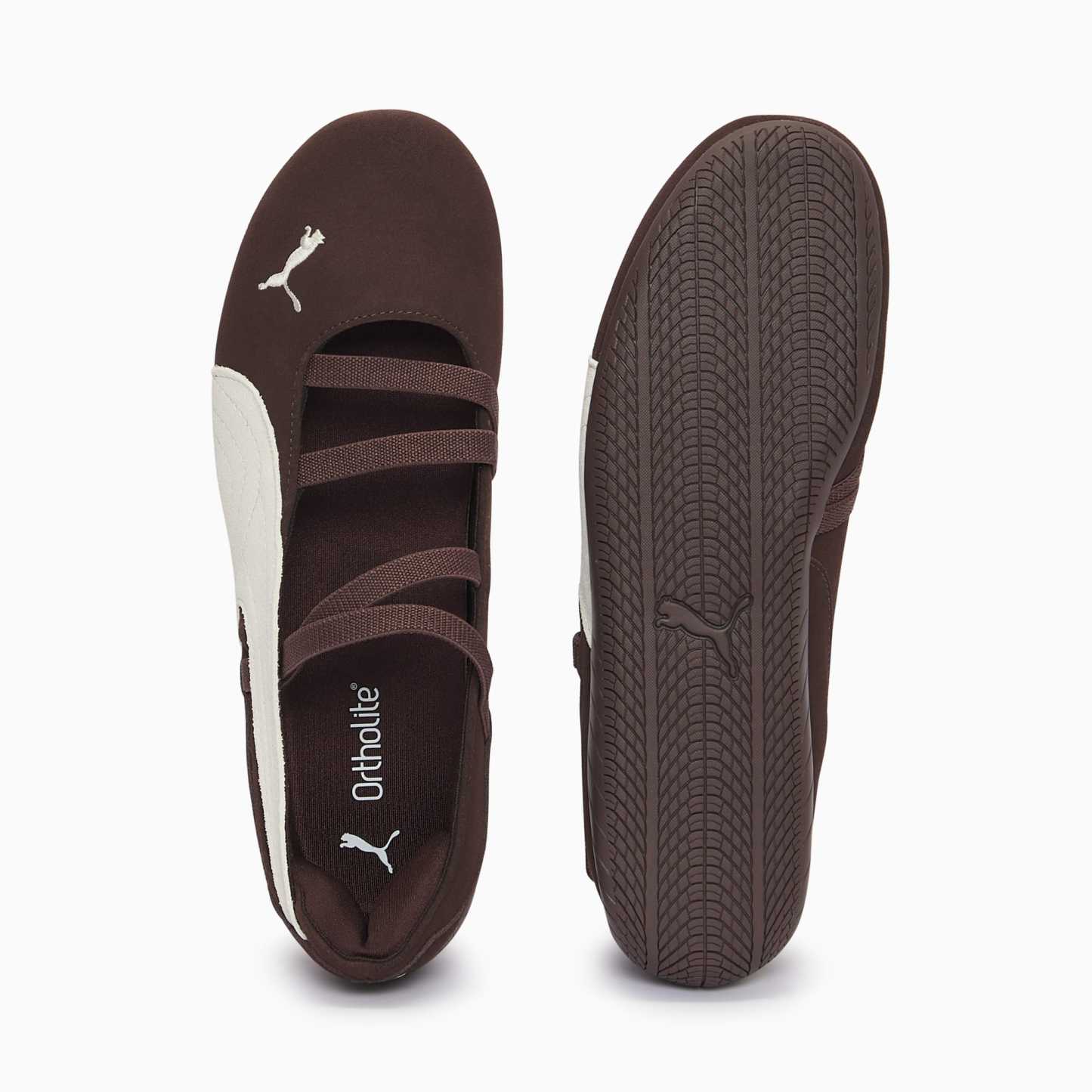 Speedcat Cafe Ballet Sneakers Damen - Dark Chocolate-Warm White