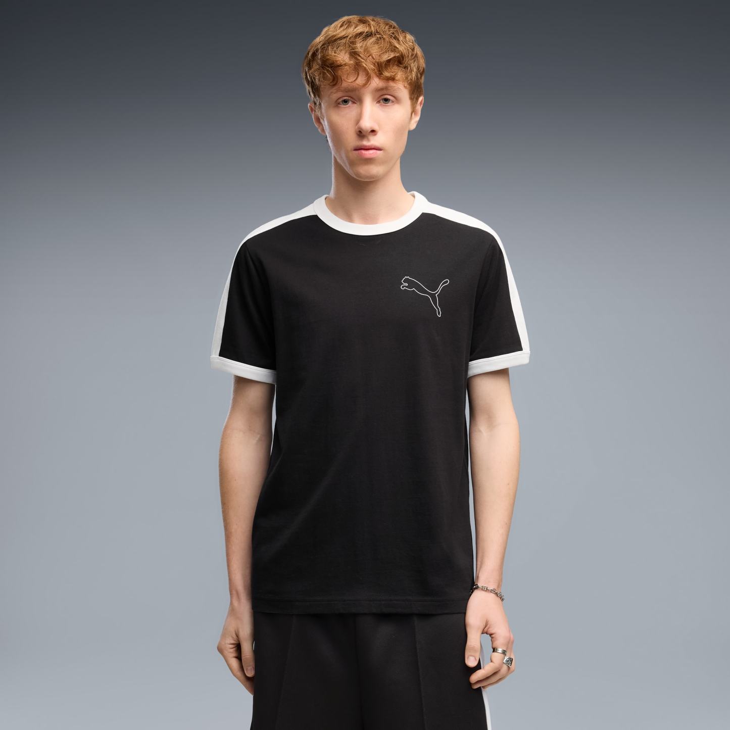 T7 Love Of The Cat Ringer T-Shirt Herren - PUMA Black