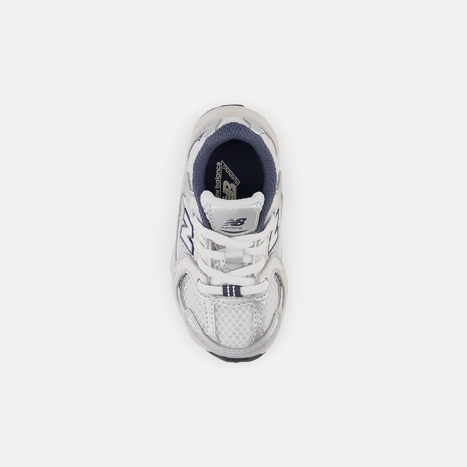New Balance 530 BUNGEE LACE - SUMMER FOG con NIMBUS CLOUD y NB Navy - IZ530KA