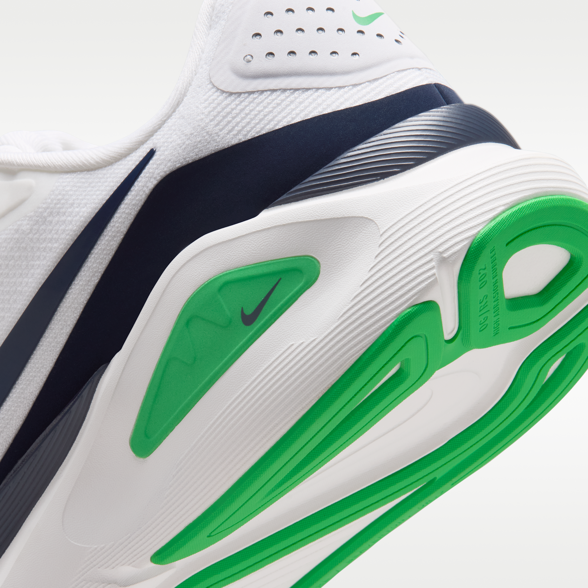 Nike Structure 26 - Λευκό/Green Spark/Summit White/Midnight Navy - 8