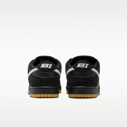 Nike SB Dunk Low Pro - Μαύρο/Μαύρο/Gum Light Brown/Λευκό - 6