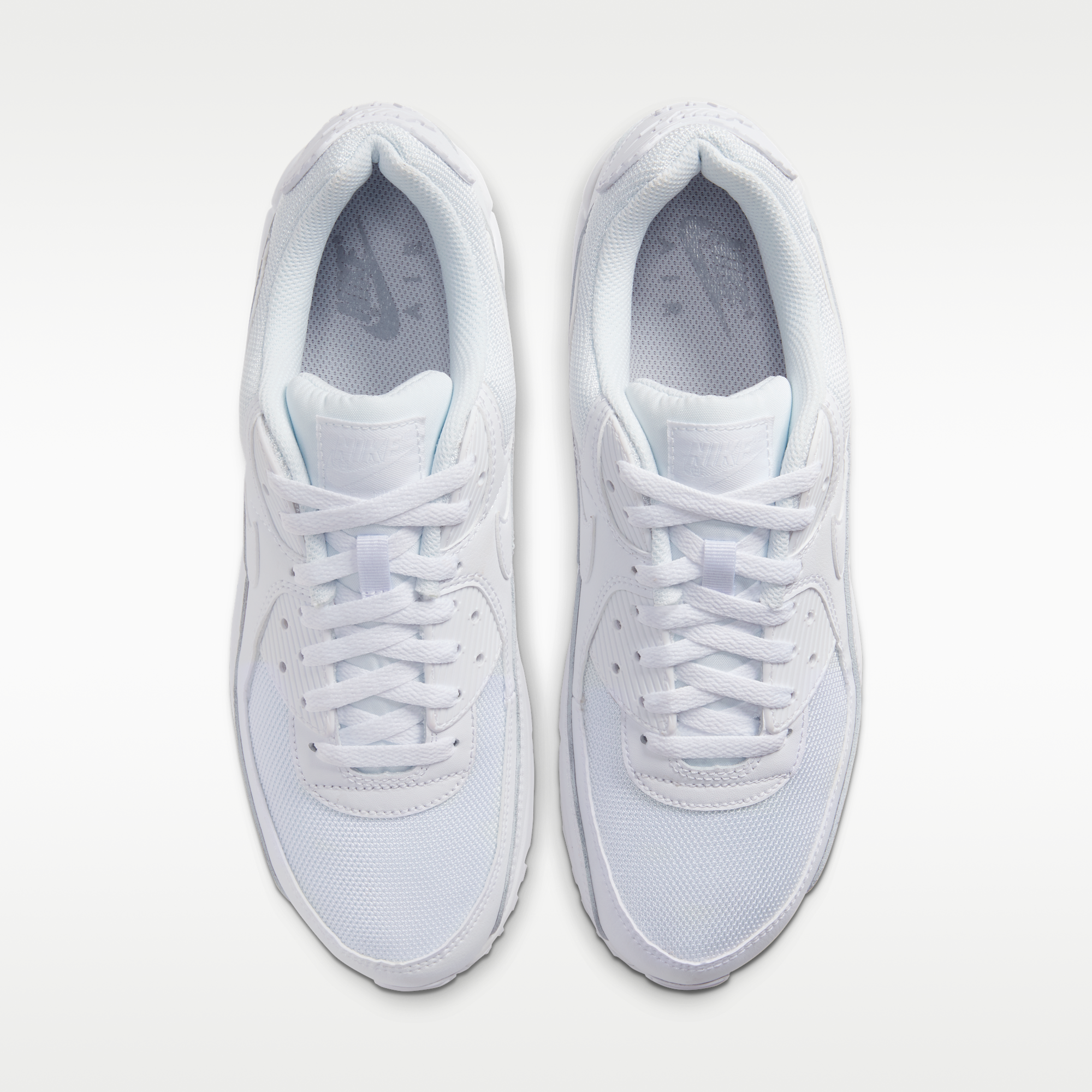 Nike Air Max 90 - Λευκό/Λευκό/Wolf Grey/Λευκό - 4