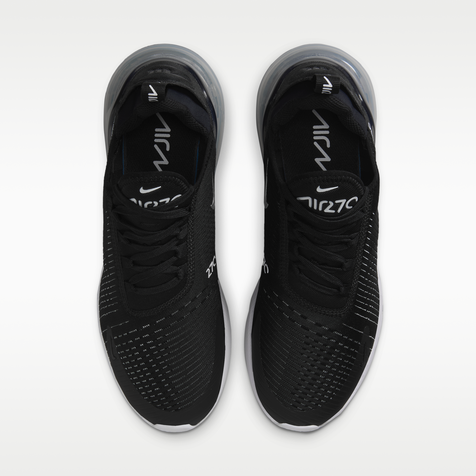 Nike Air Max 270 - Μαύρο/Λευκό/Metallic Silver - 4