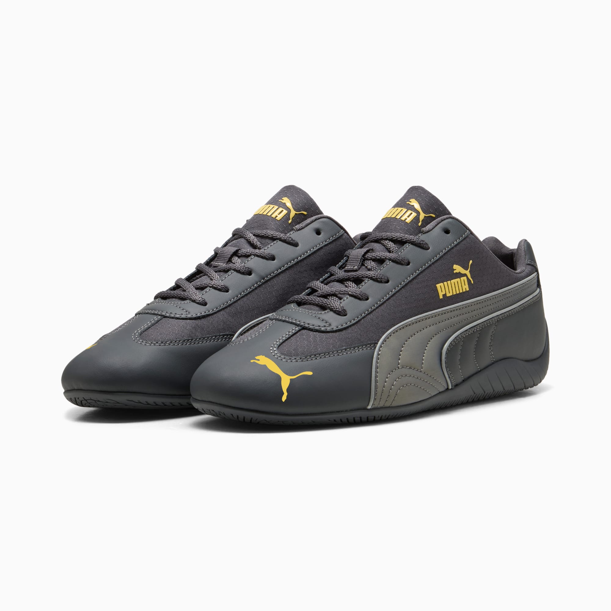 Speedcat Sneakers Unisex - Moody Gray-Bright Mango Yellow