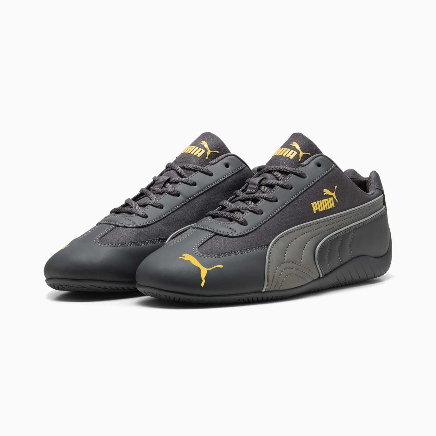 Speedcat Sneakers Unisex - Moody Gray-Bright Mango Yellow