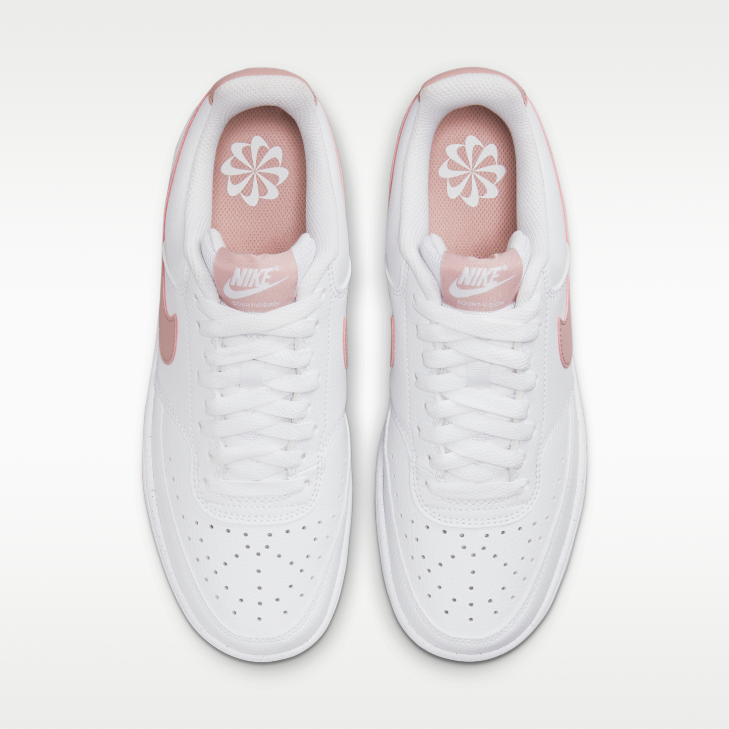 Nike Court Vision Low - Λευκό/Pink Oxford - 4