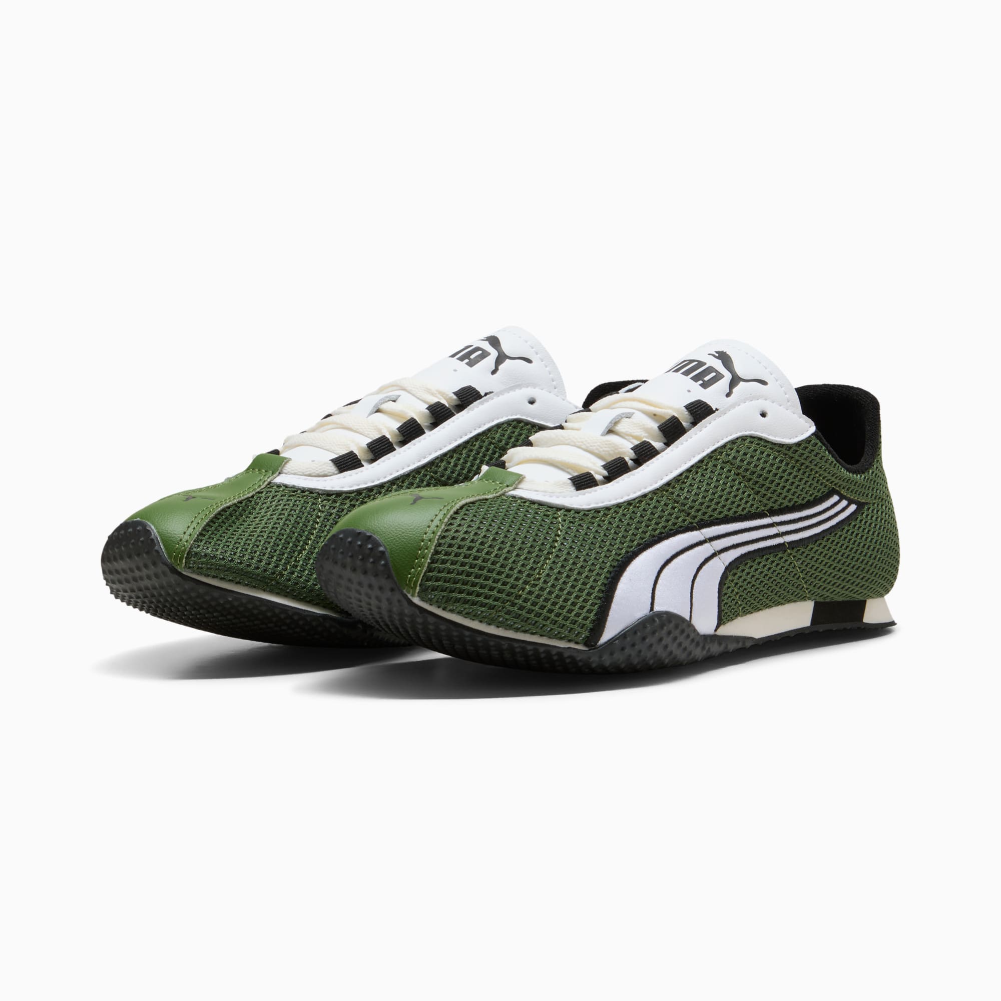 H-Street Mesh Sneakers Unisex - Earthy Green-PUMA Black