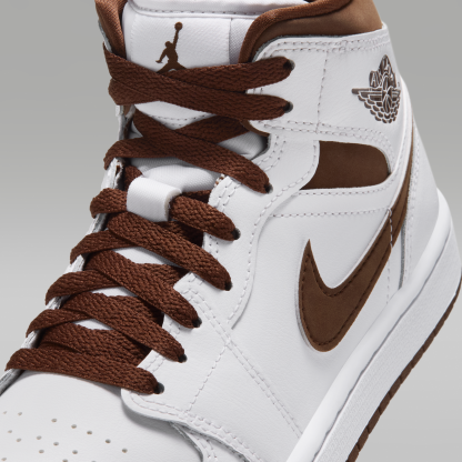 Air Jordan 1 Mid - Λευκό/Cacao Wow/Cacao Wow - 7