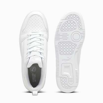 Rebound V6 Low Sneakers - PUMA White-Cool Light Gray