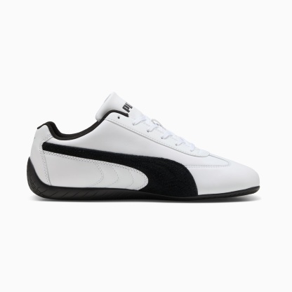 Speedcat Leather Sneakers Unisex - PUMA White-PUMA Black