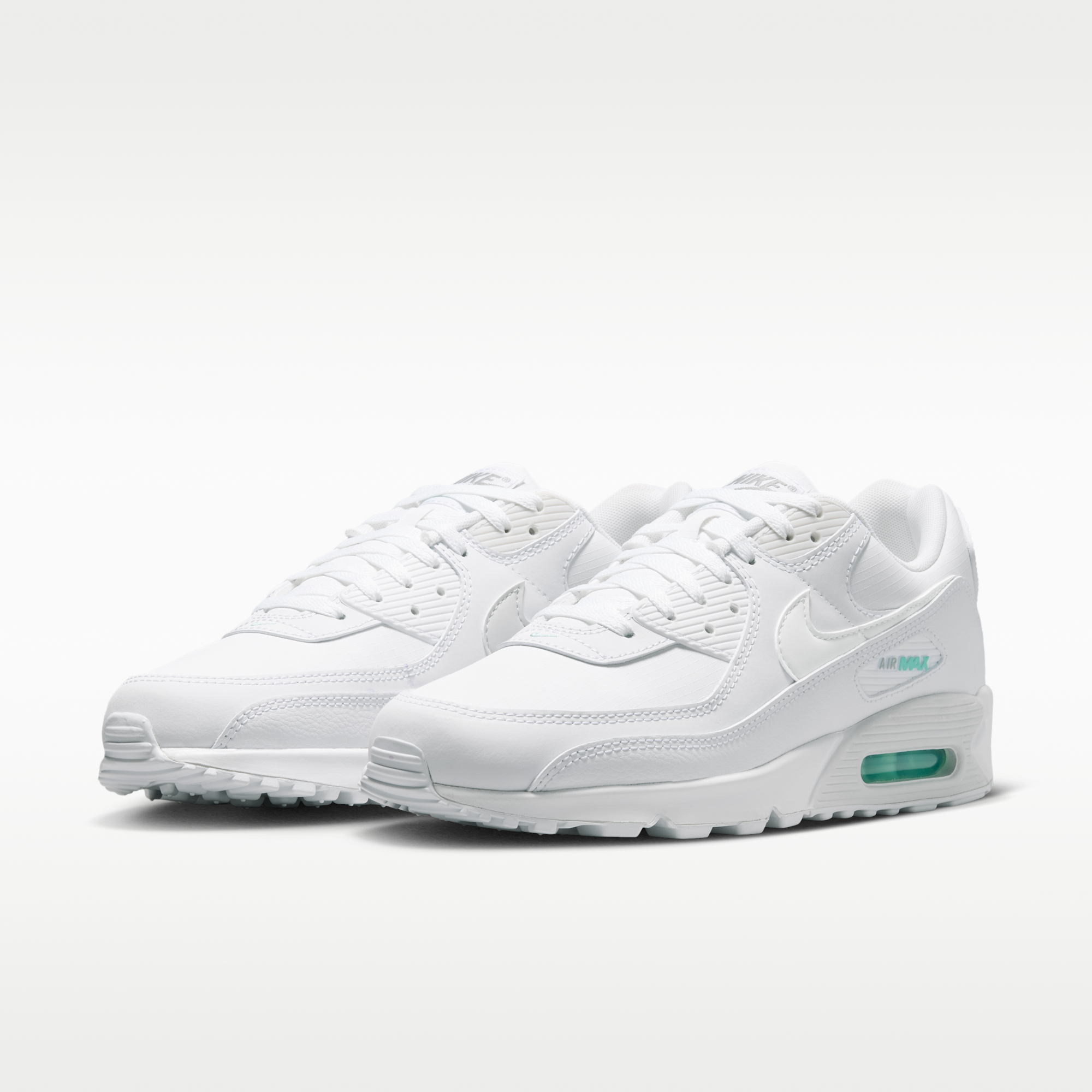 Nike Air Max 90 - Λευκό/Hyper Turquoise/Photon Dust - 5