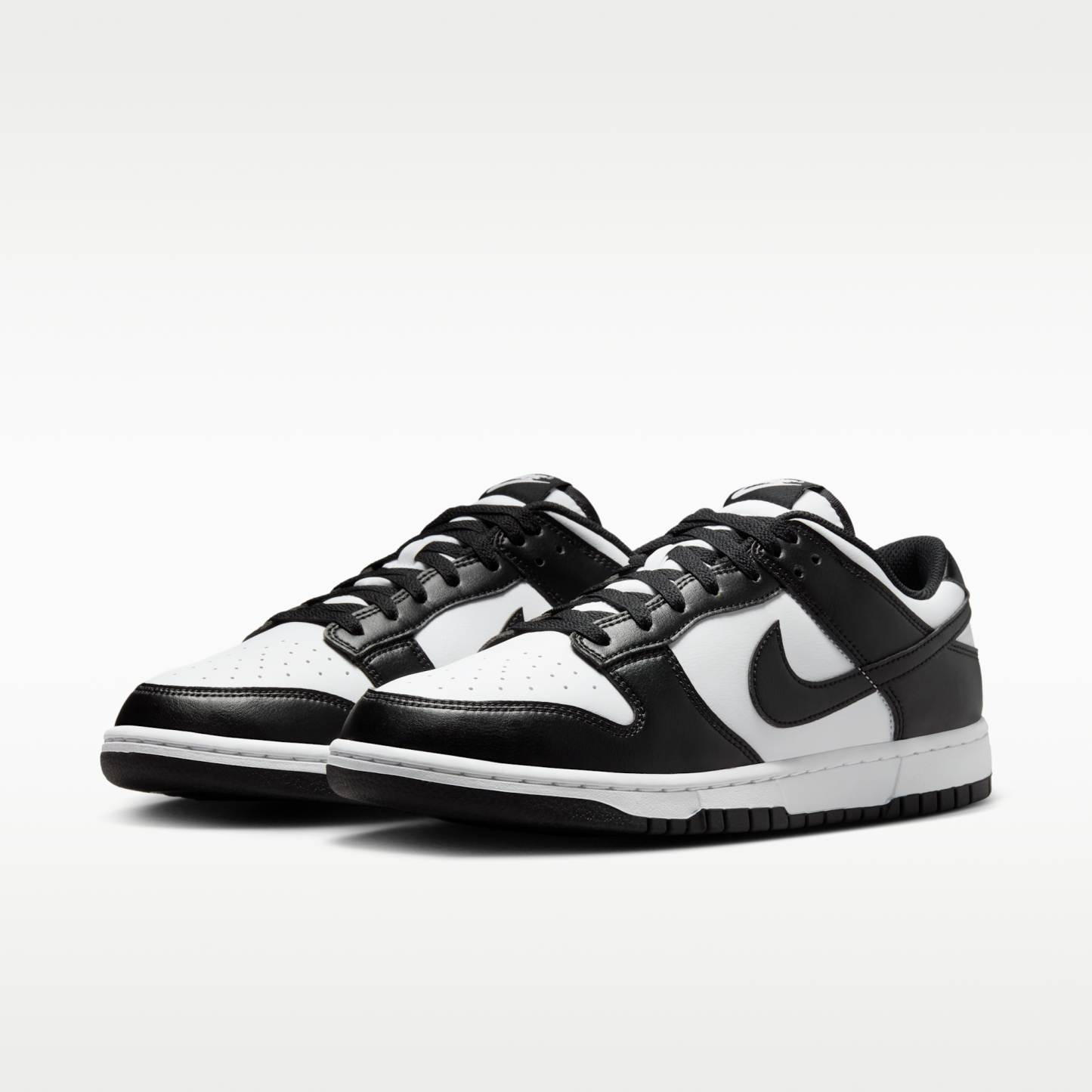 Nike Dunk Low Retro - Λευκό/Λευκό/Μαύρο - 5