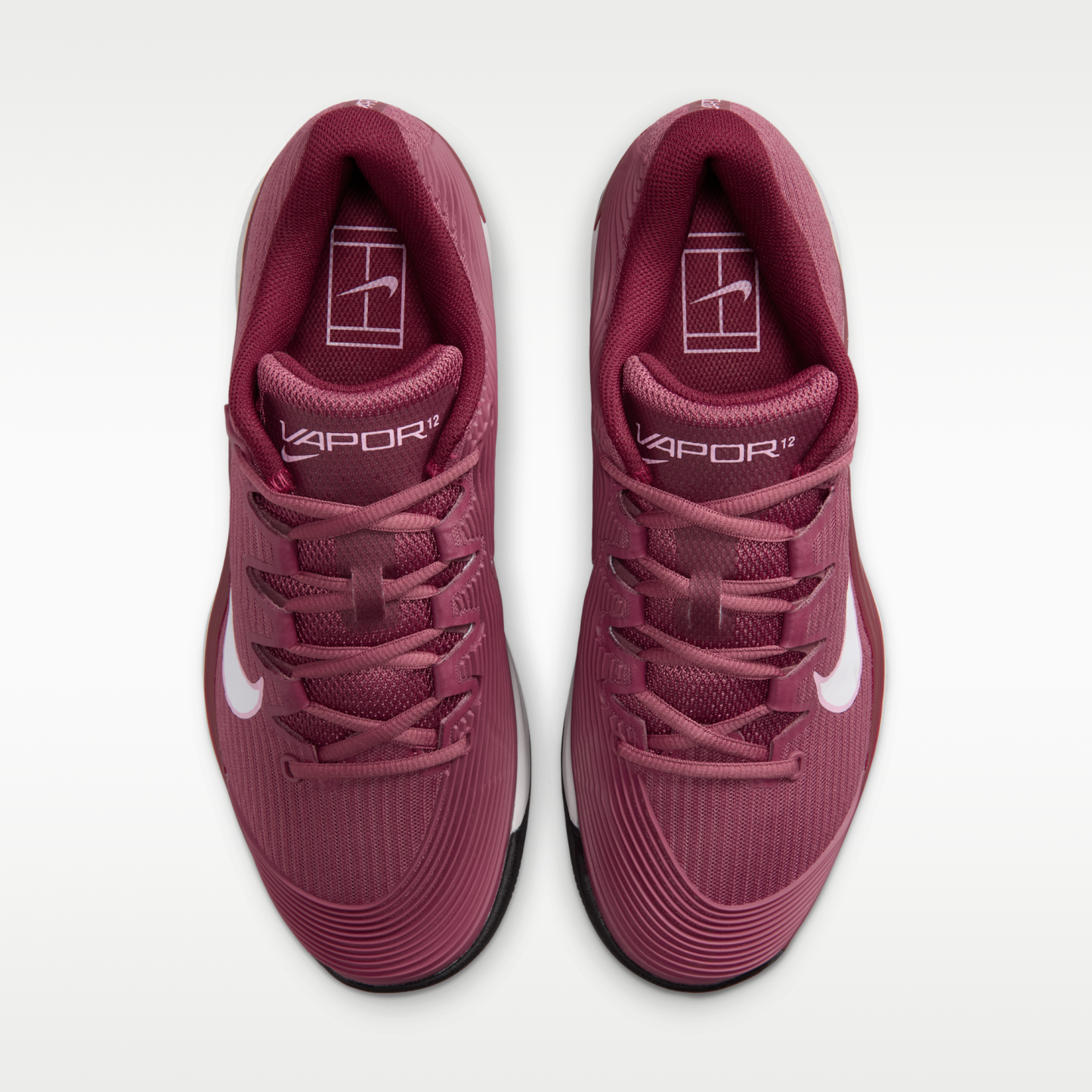 Nike Vapor 12 - Pink Smoke/Vast Grey/Μαύρο/Λευκό - 4