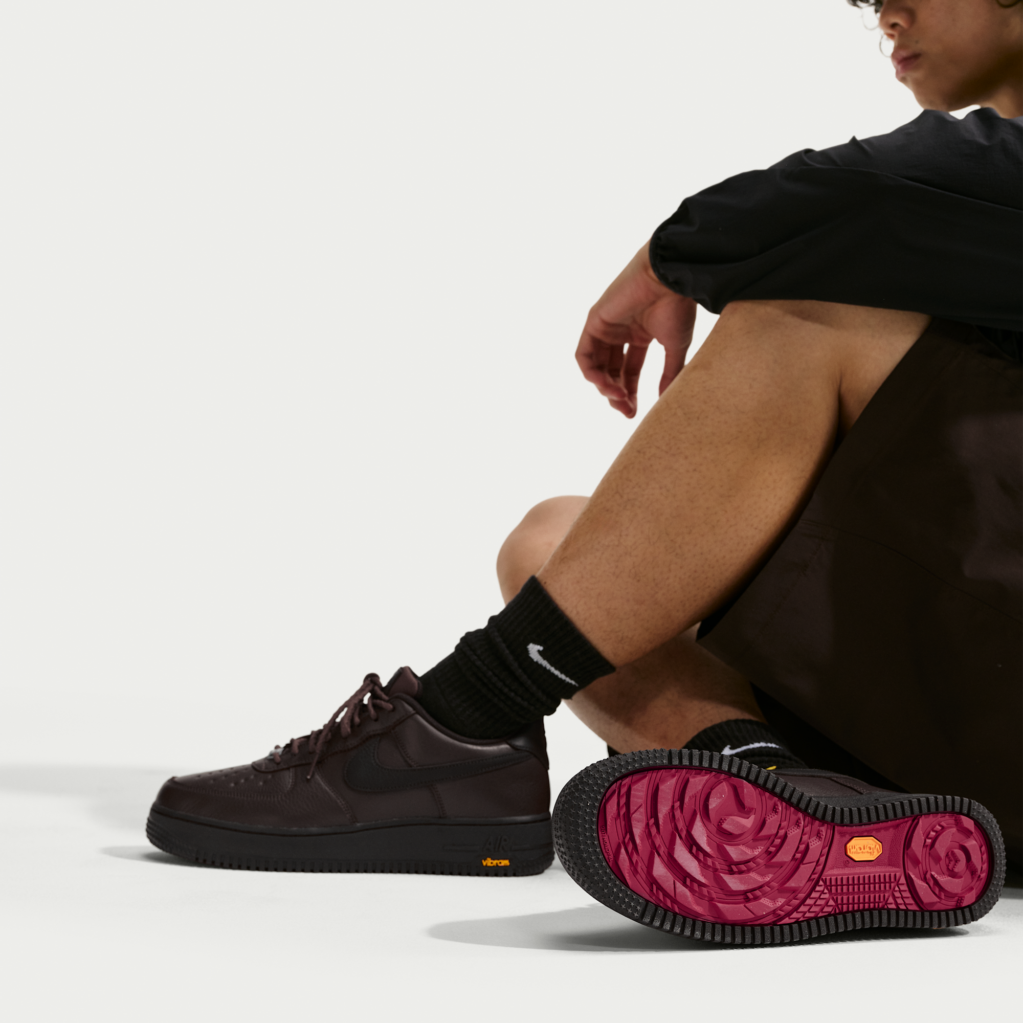 Nike Air Force 1 '07 LX Vibram - Baroque Brown/Speed Yellow/University Red/Shadow Brown - 11