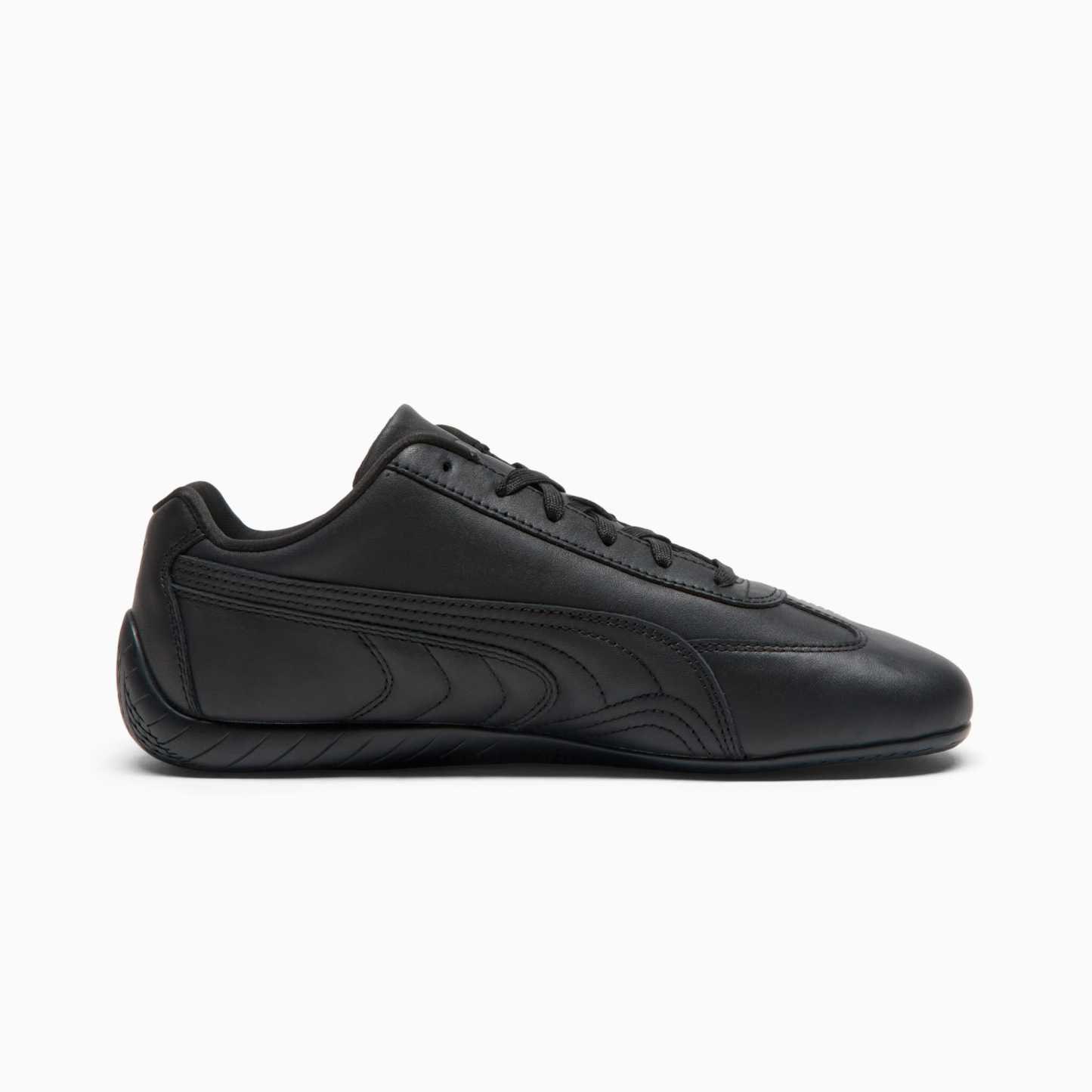 Speedcat Full Leather Sneakers Unisex - PUMA Black-Shadow Gray