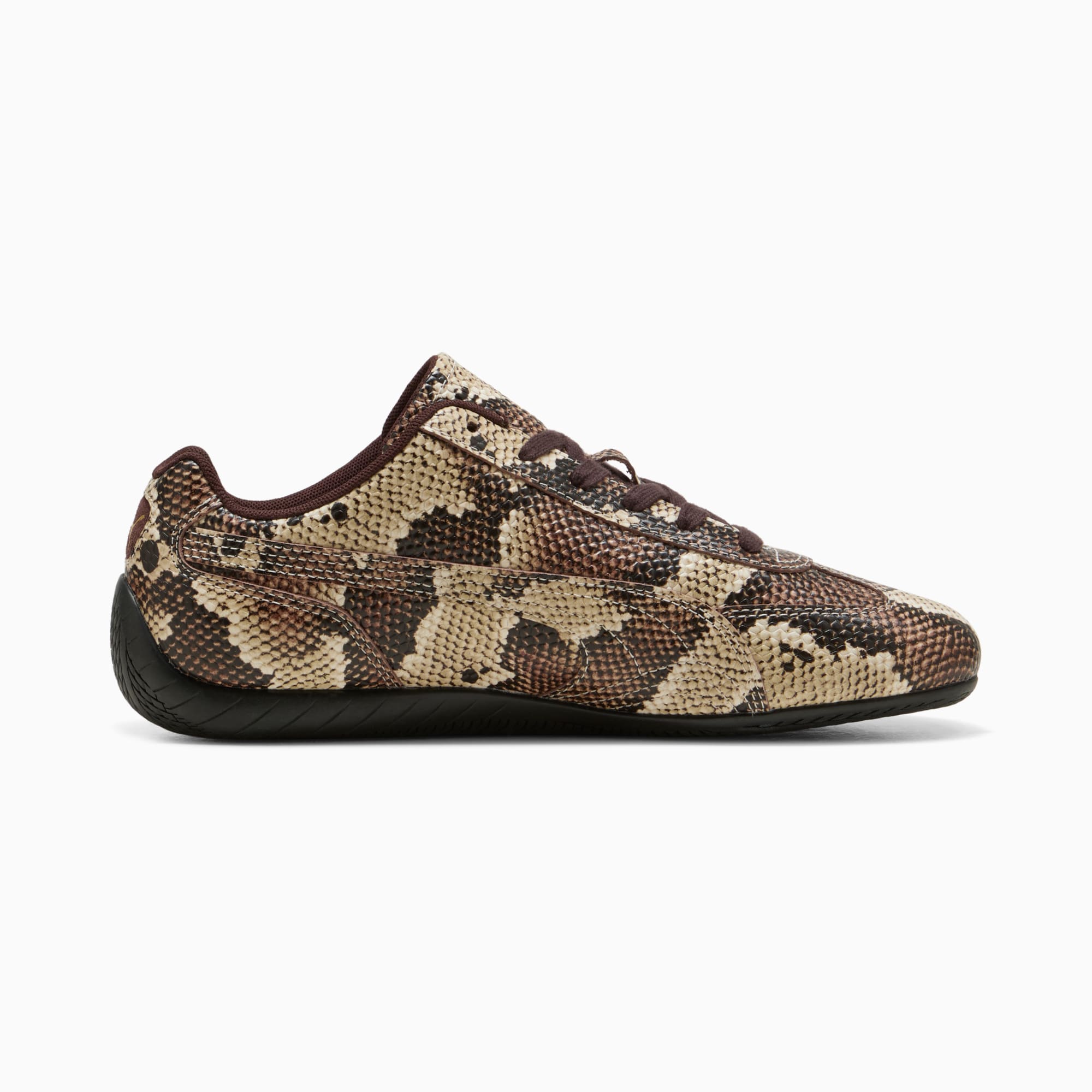 Speedcat Snake Print Sneakers Unisex - Bitter Chocolate-Toasted Almond